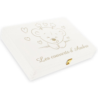 Coffret blanc personnalisé