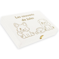 Coffret blanc personnalisé