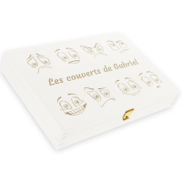 Coffret blanc personnalisé