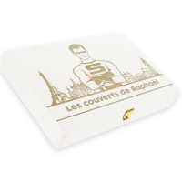 Coffret blanc personnalisé