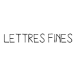 Lettres fines