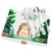 Couverts gravés dans leur coffret Animaux des Bois  - coffret blanc