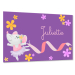 Plaque de porte Souris Danseuse fond blanc 