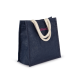 Sac en jute bleu marine