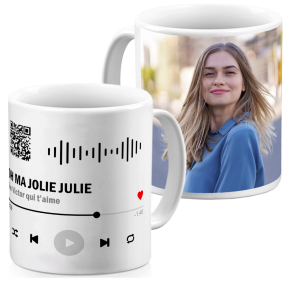 Votre chanson personnalisée sur mug