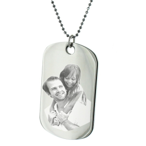 Pendentif plaque photo