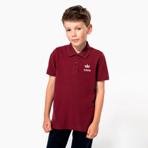 Polo enfant brodé garçon