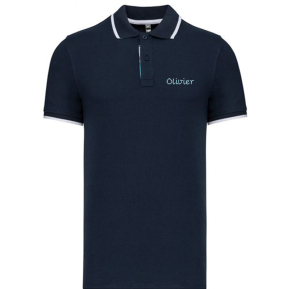 Polo sportswear manches courtes brodé