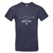 T-shirt homme bleu navy Fier d'être Breton